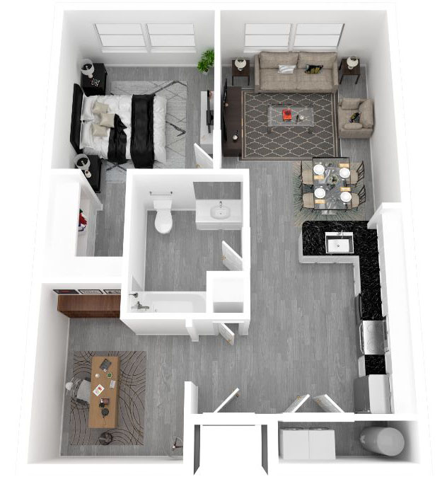 floorplan image for Unit 318