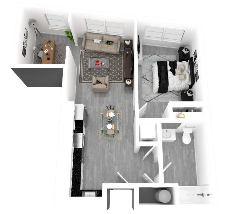 floorplan image for Unit 414