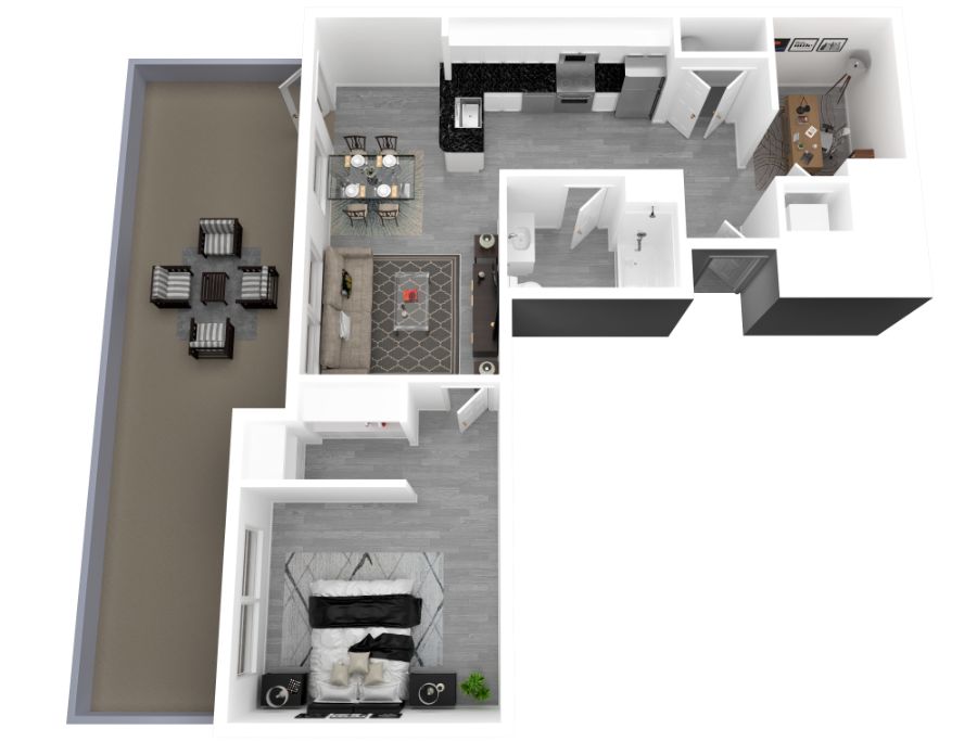 floorplan image for Unit 413